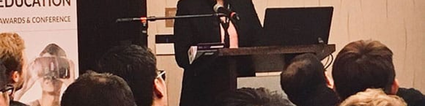 Marie-Laure Massué lors du projet ExE, Experiential Education, de NEOMA Business School a été présenté les 29 et 30 novembre à San Francisco, au congrès mondial Reimagine Education