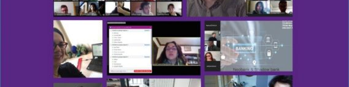 Mosaïque pour présenter les classes virtuelles de NEOMA