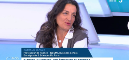 Portrait de Nathalie Janson sur Banqueroute de la Silicon Valley Bank chez NEOMA
